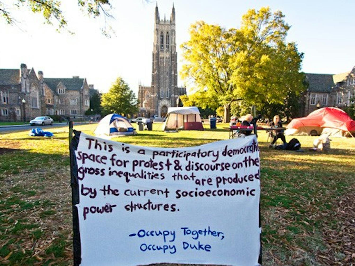 Not only is Occupy Duke one of the few Occupy movements on a college campus, Occupy Duke does not associate with Occupy Durham.