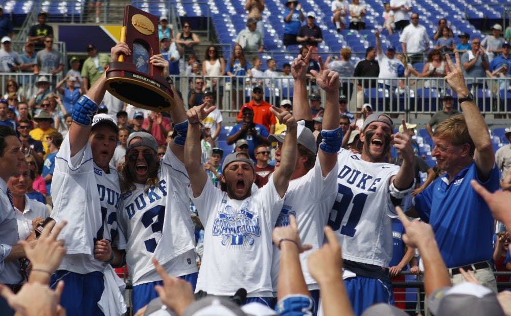 Head coach John Danowski has led his team to back-to-back titles and three in the past five years.