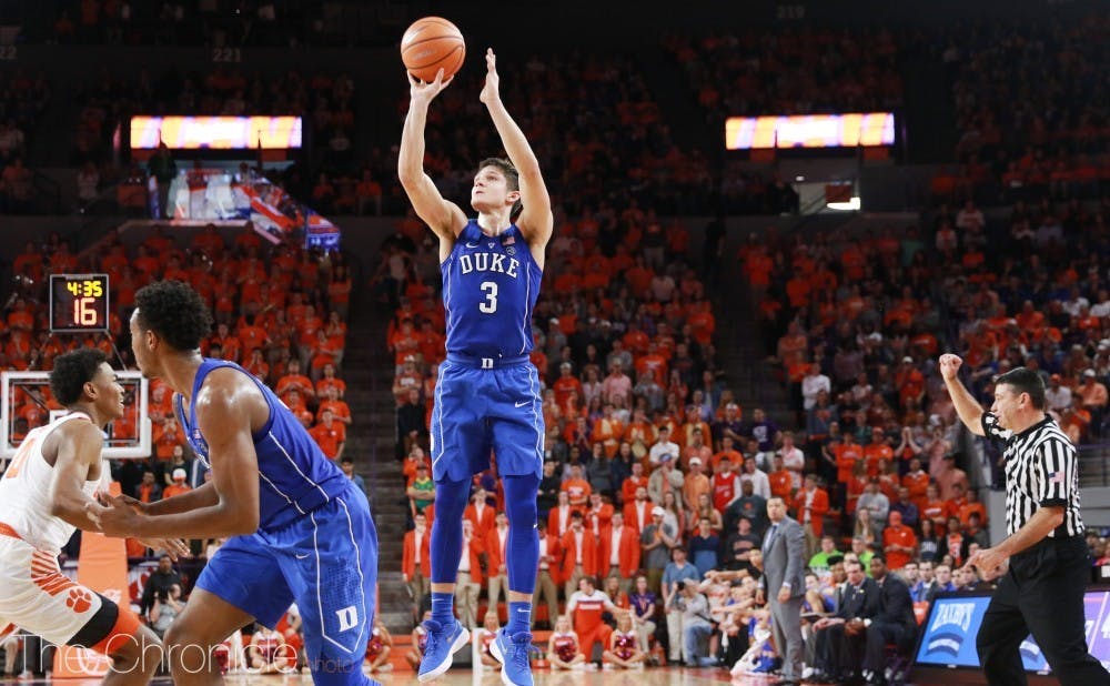 Grayson Allen was in double figures in the first half once again.