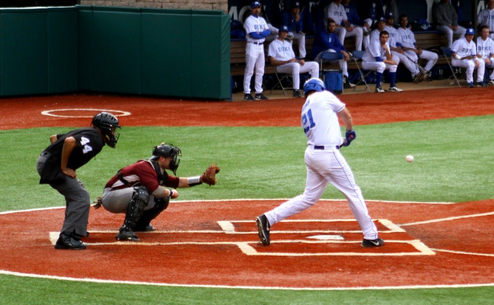 Duke used the long ball to its advantage Sunday as its secured its ninth straight victory and completed its sweep of Wake Forest.