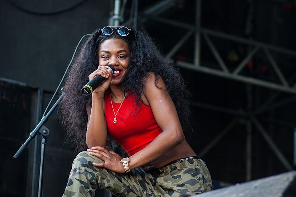<p>Lady Leshurr, known for her "Queen's Speech" freestyle series, is one of many standout female emcees in the modern hip-hop scene.</p>