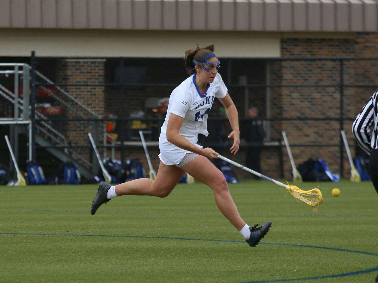 Maddie Jenner broke the NCAA career draw control record in a February rout of Gardner-Webb.