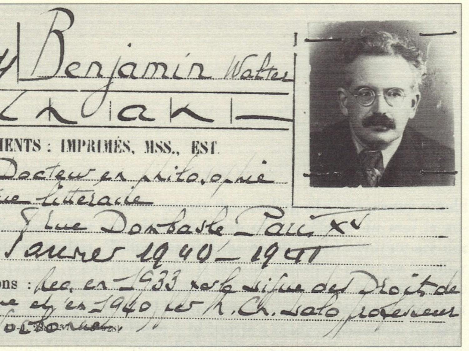 Cultural critic Walter Benjamin (1892-1940) is profiled in Judith Wechsler's 2014 documentary "The Passages of Walter Benjamin," which was screened at the Full Frame Theater last Thursday.