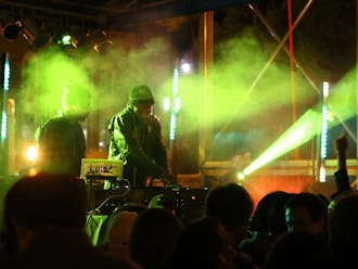 The 2013 p-checks concert featured the Knocks, pictured, as well as DJ A-Trak and Tim Gunter.