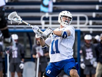 Graduate student Terry Lindsay opened up the scoring for the Blue Devils Sunday.