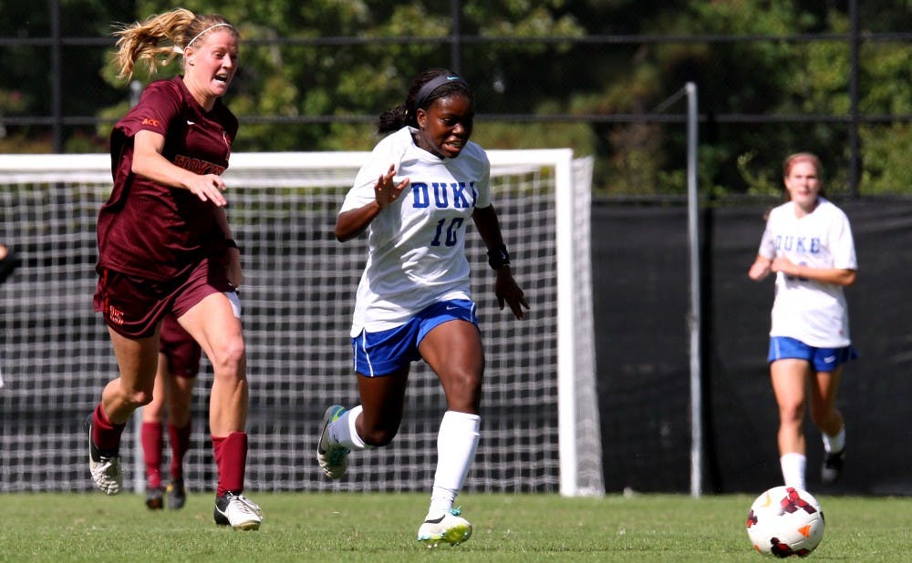 Toni Payne found the back of the net for Duke as the Blue Devils defeated Maryland for their first win in a month.