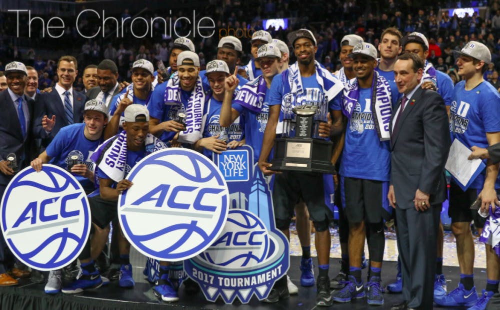 Duke won four games in four days to win the ACC title. 