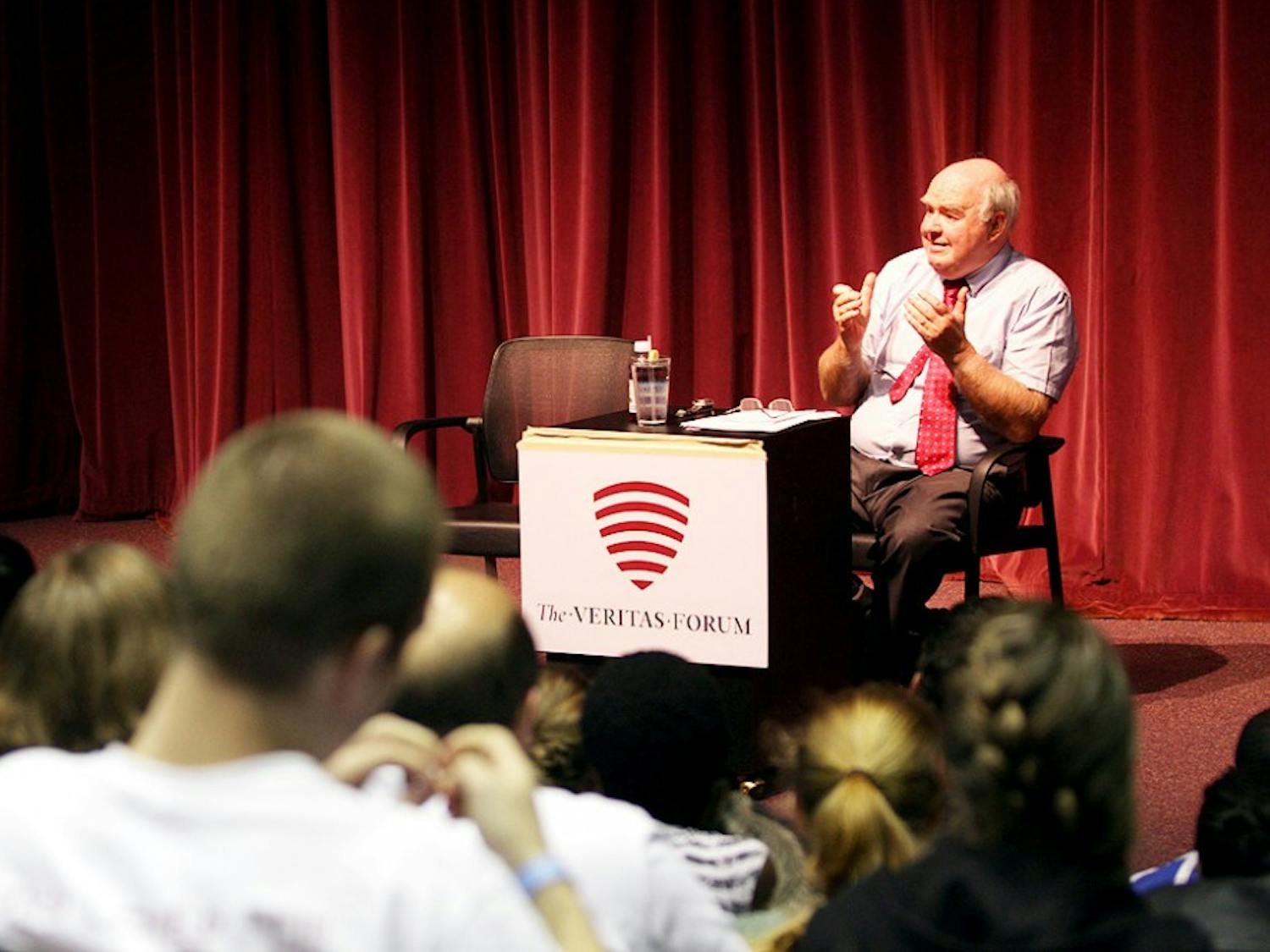 John Lennox speaks at Griffith Film Theater about the intersection of science and faith.