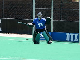 Sammi Steele notched four saves against Maryland in Duke's shoutout of the Terrapins.