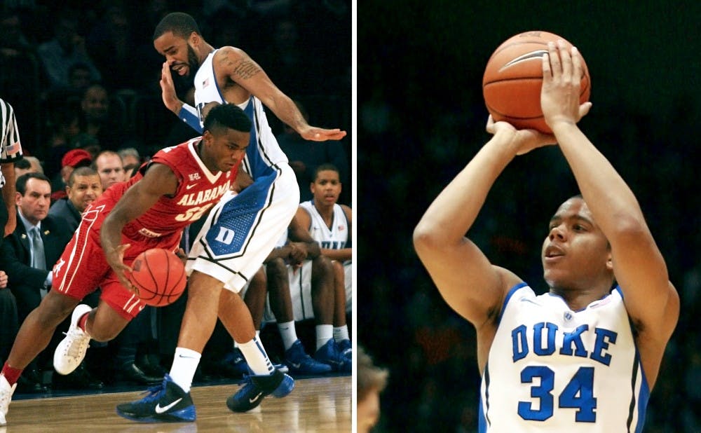 Josh Hairston’s charge-taking ability and Andre Dawkins’ 3-point stroke are two of Duke players’ trademark qualities.