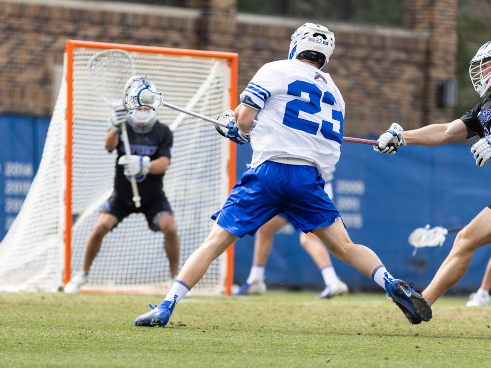 Junior Aidan Maguire came up big for Duke men's lacrosse against Richmond.