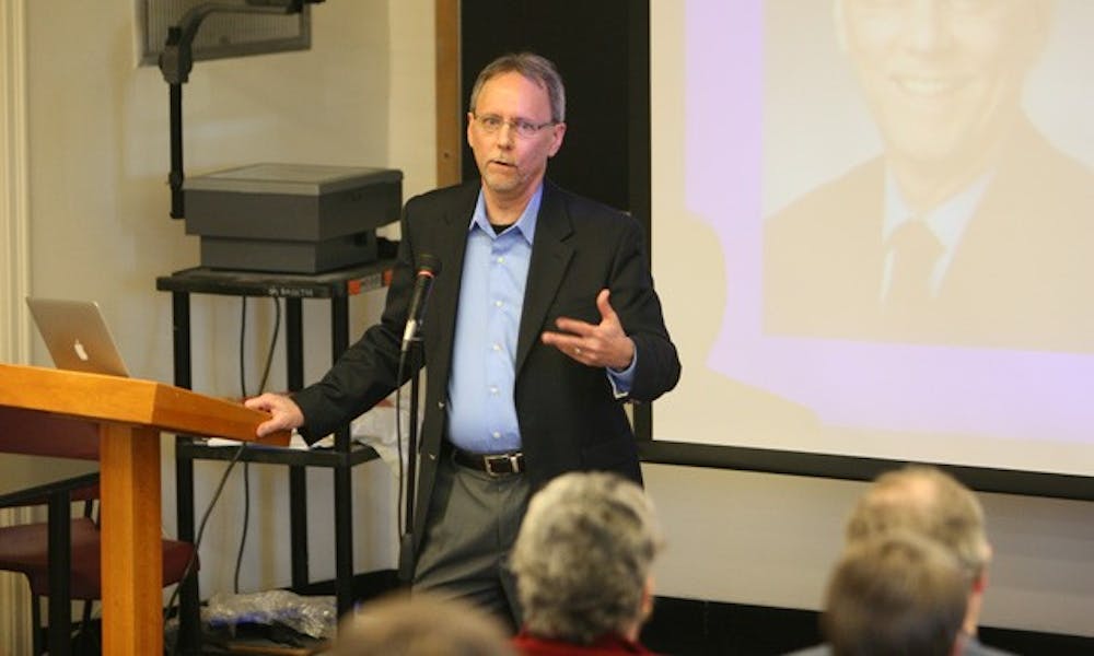 David Bell, senior associate dean of the graduate school, spoke to the Arts and Sciences Council Thursday about methods of assessing student learning.