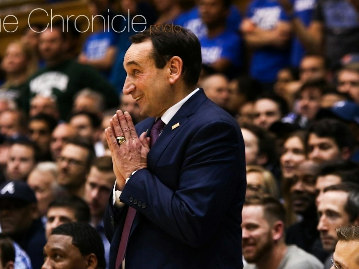 Head coach Mike Krzyzewski's 2020 recruiting class currently ranks second in the country behind Kentucky