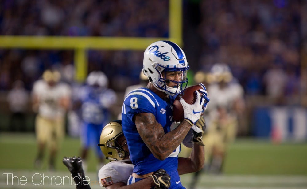 <p>Redshirt senior Aaron Young will finally be back in action this weekend after totaling only seven receptions in two games last season</p>