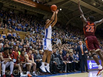 Cassius Stanley was one of many Blue Devils to catch fire from deep Saturday