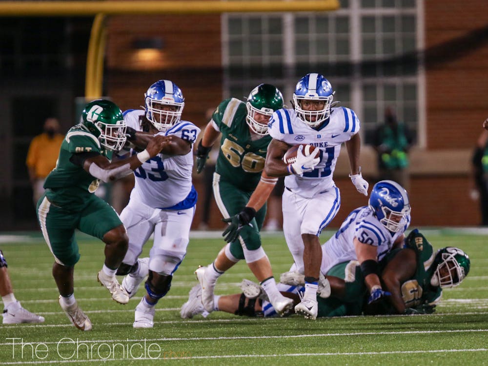 You'd think 255 yards by one man would be enough for Duke to beat Charlotte. Think again.