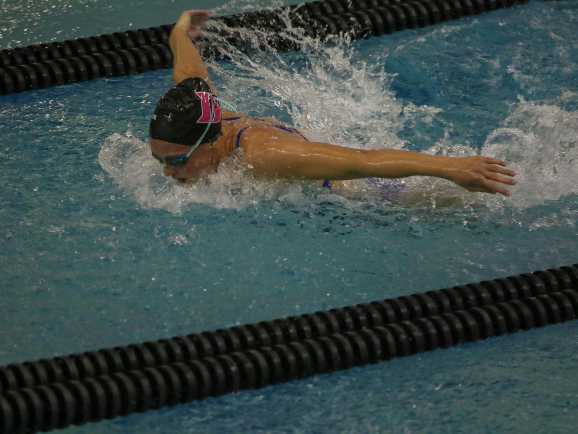 Foley, freshmen lead the way as Duke swimming and diving rewrites