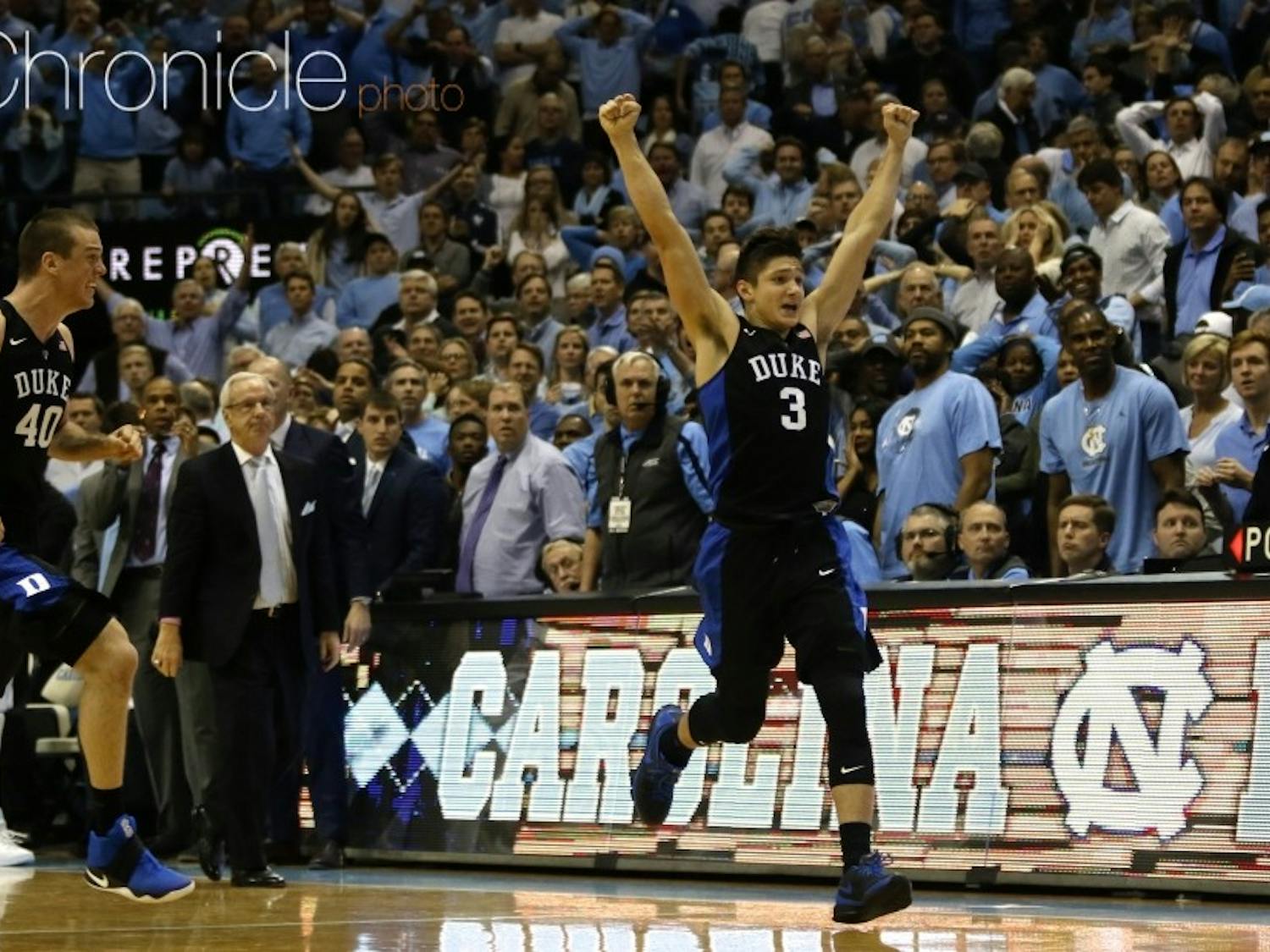 The Blue Devils' win at North Carolina in February was one of the highlights of the year in Duke Athletics.&nbsp;