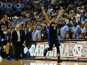 The Blue Devils' win at North Carolina in February was one of the highlights of the year in Duke Athletics.&nbsp;