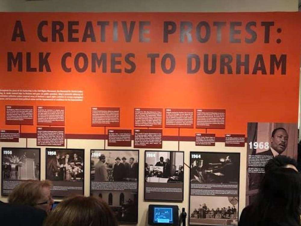 The Museum of Durham History hosted the grand opening for “A Creative Protest: MLK Comes to Durham” last Friday.