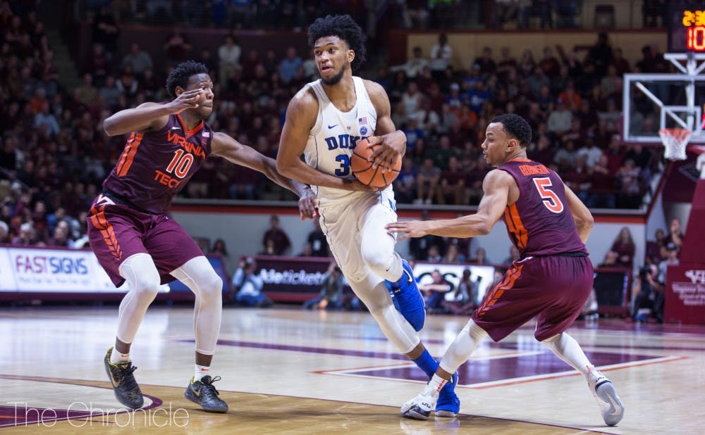 <p>The Blue Devils failed to score more than 33 points in a half for their first two and a half games after Marvin Bagley III returned from a mild knee sprain.</p>