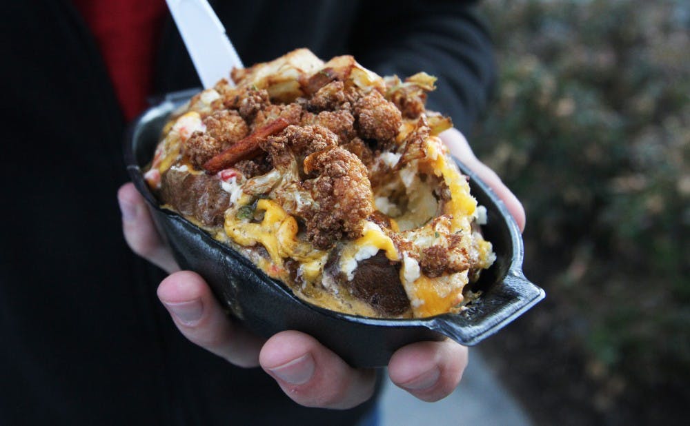 DUSDAC sampled Stuft, a gourmet potato food truck based out of Raleigh looking to be added to next year's lineup.