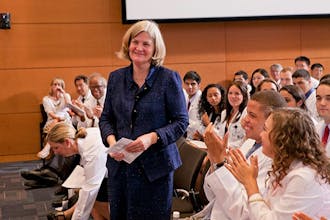 After 10 years on the job, Nancy Andrews, dean of the School of Medicine and vice chancellor for academic affairs, will step down June 2017.&nbsp;