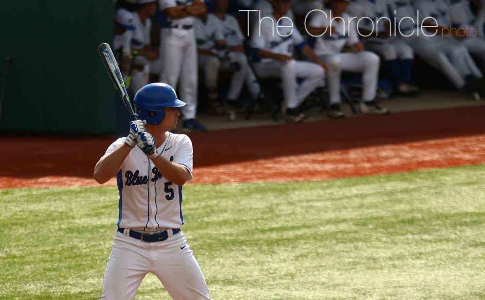 <p>Junior Max Miller hit his first career home run in Sunday's series finale against Georgia Tech.</p>