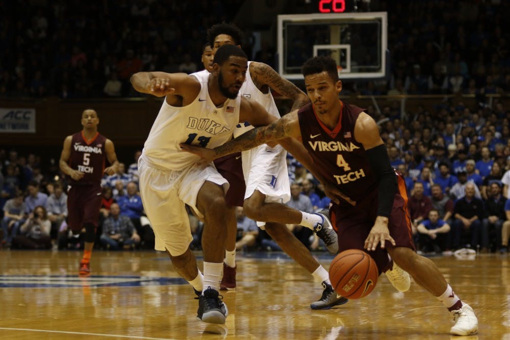 <p>Seth Allen and the Hokies were blown out by the Blue Devils in Cameron, but picked up several impressive conference wins and finished with an above .500 ACC record.</p>