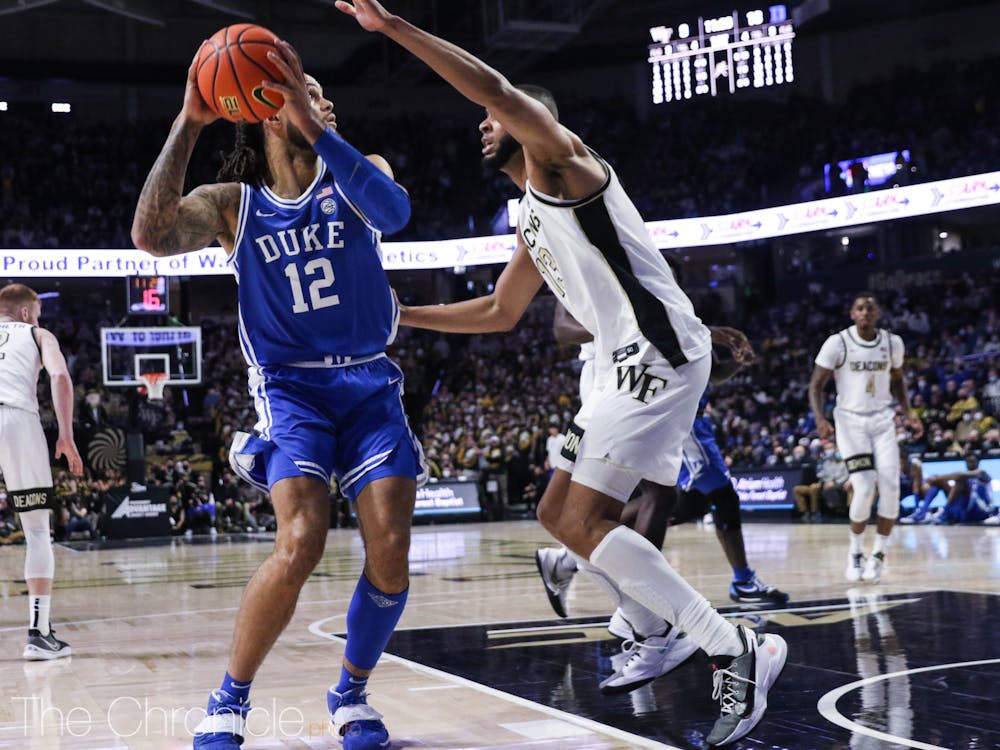 Graduate transfer Theo John had a rough go in Duke's last road contest, but bounced back with a 10-point afternoon Saturday.