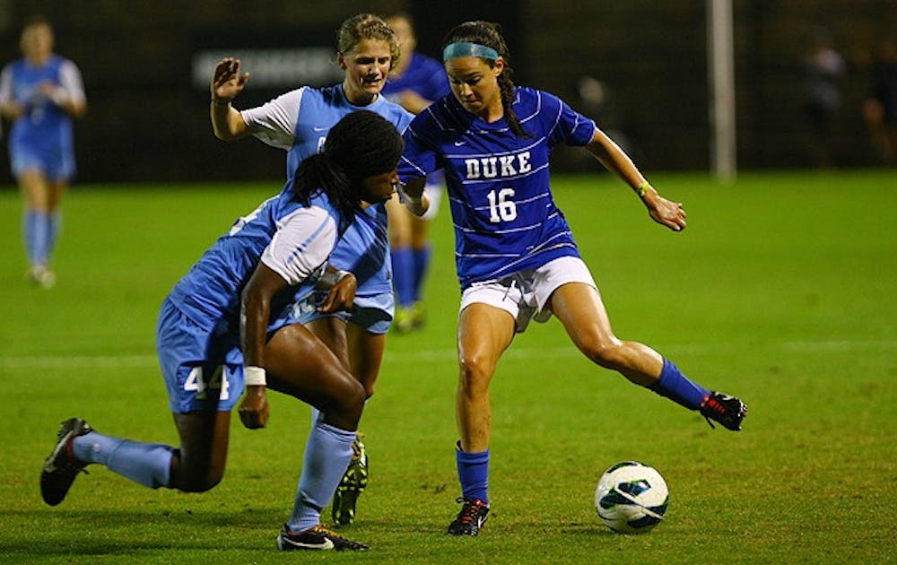 Laura Weinberg, the ACC’s leading scorer, will look to get the Duke offense back on track after a scoreless output against North Carolina.