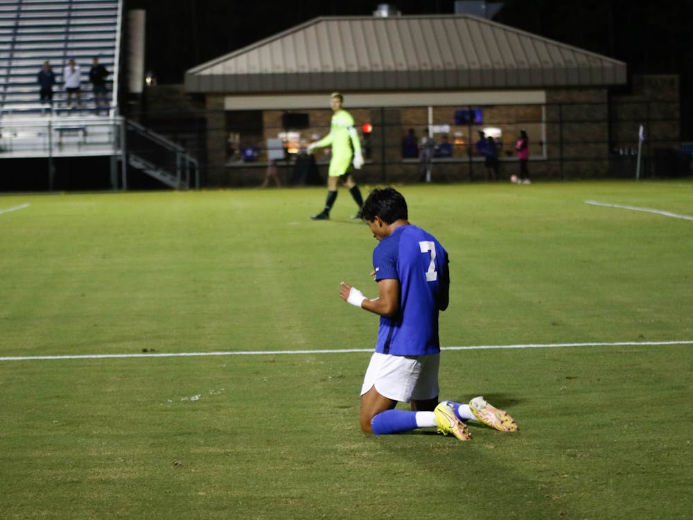 Duke sophomore Felix Barajas put the Blue Devils on the board first Tuesday night.