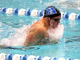 Junior Hunter Knight is the No. 4 in the ACC for the 100-yard breaststroke.