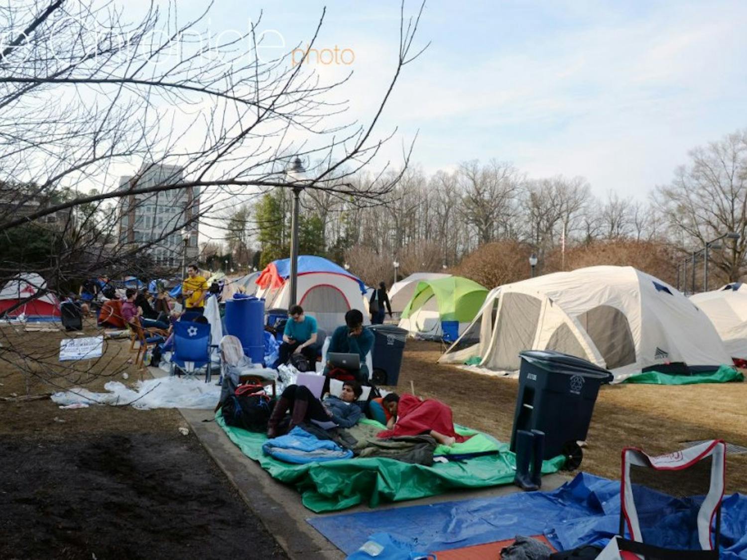 The number of total tents is still expected to be capped at 100 at this time to allow for students to get in to the North Carolina game via the walk-up line.&nbsp;