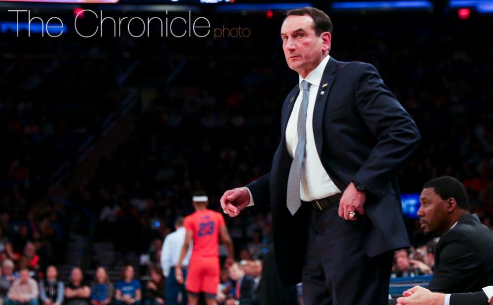 Duke head coach Mike Krzyzewski has traditionally not played more than seven or eight players in big games, which could mean Chase Jeter, Antonio Vrankovic and Javin DeLaurier rarely see the court moving forward.&nbsp;