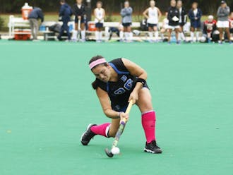 Sophomore Alyssa Chillano recorded her first goals of the season—and the first hat trick of her career—to lead the Duke offense in a 7-0 win Sunday against Longwood.