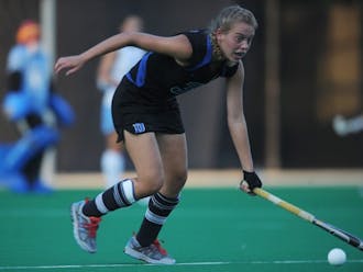 Mary Nielsen and the Blue Devils were forced to deal with a thin roster this weekend and split their contests.