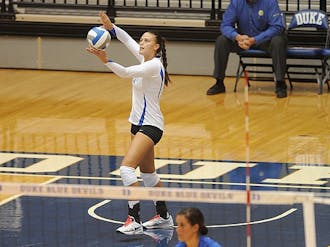 The Duke women's volleyball team will face Virginia and Virginia Tech this weekend.