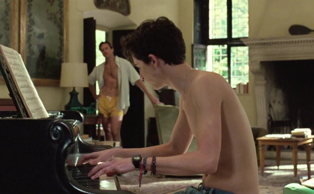Timothée Chalamet and Armie Hammer star in "Call Me by Your Name," which had a wide release in theaters last Friday.