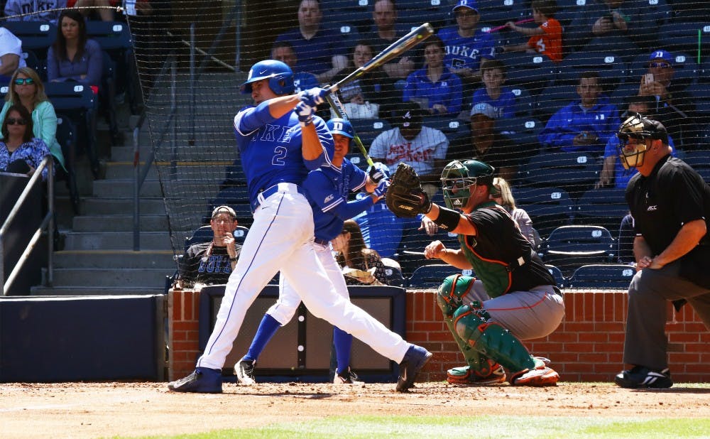 <p>Freshman shortstop Zack Kone went 7-for-12 at the plate this weekend against No. 1 Miami, going 5-for-5 with a home run Saturday before adding two more hits in Sunday’s finale.</p>