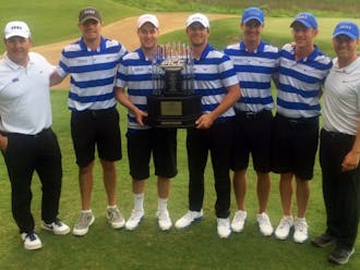 The Blue Devils led from start to finish Friday and Saturday, winning their first ACC title since 2013.&nbsp;