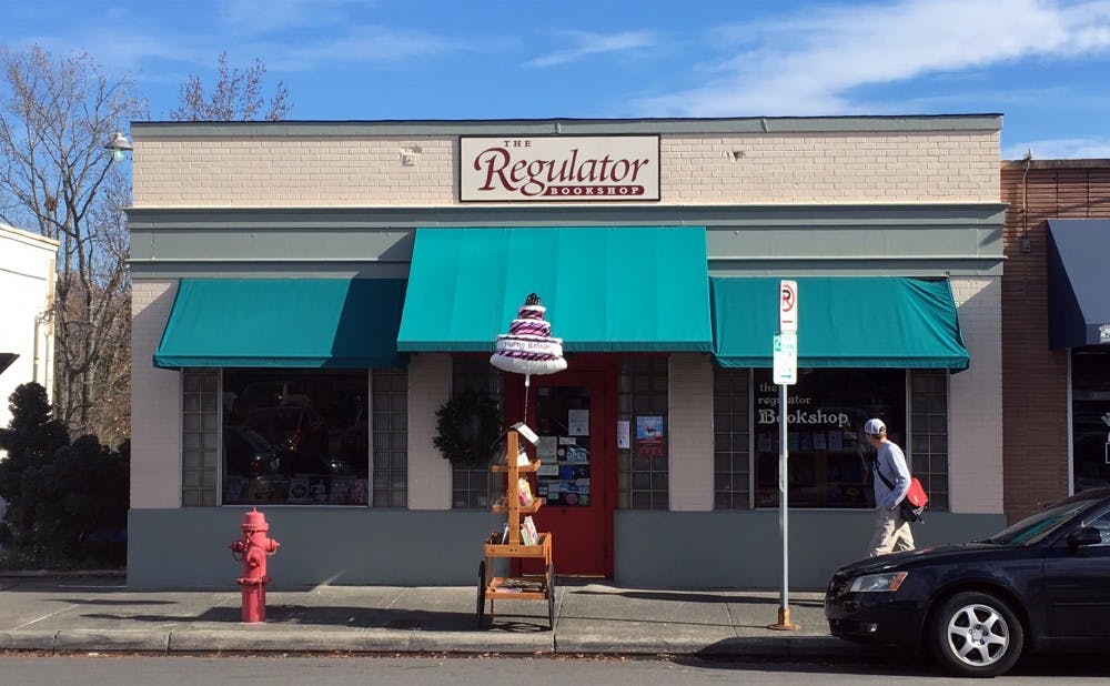 <p>Independent Bookstore The Regulator, run by Duke alums Tom Campbell and John Valentine, celebrated its 40th anniversary Saturday.&nbsp;</p>