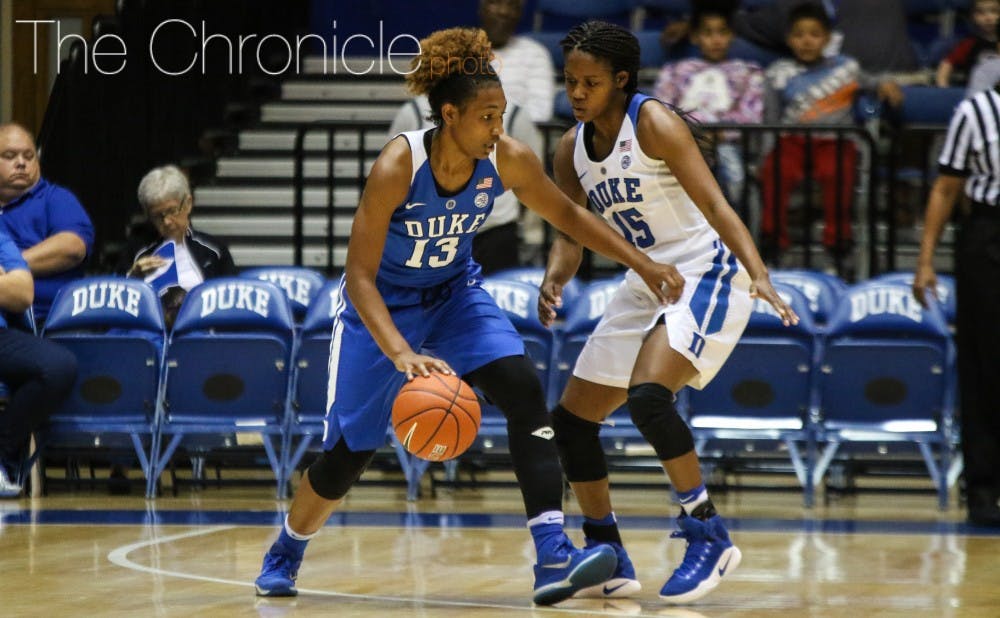 Sophomore Crystal Primm and her classmates could make or break this year’s guard-oriented Blue Devils.