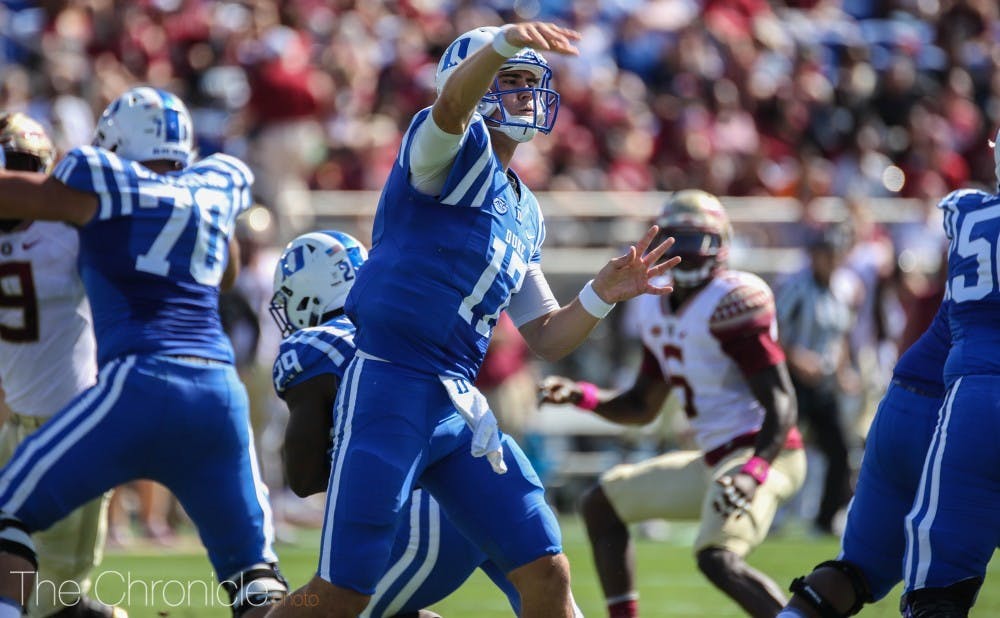 Daniel Jones was better against Florida State, but it wasn't enough to beat the Seminoles. 