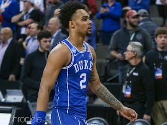 Gary Trent Jr. and some of his teammates may have walked off the court for the final time as Blue Devils Sunday.