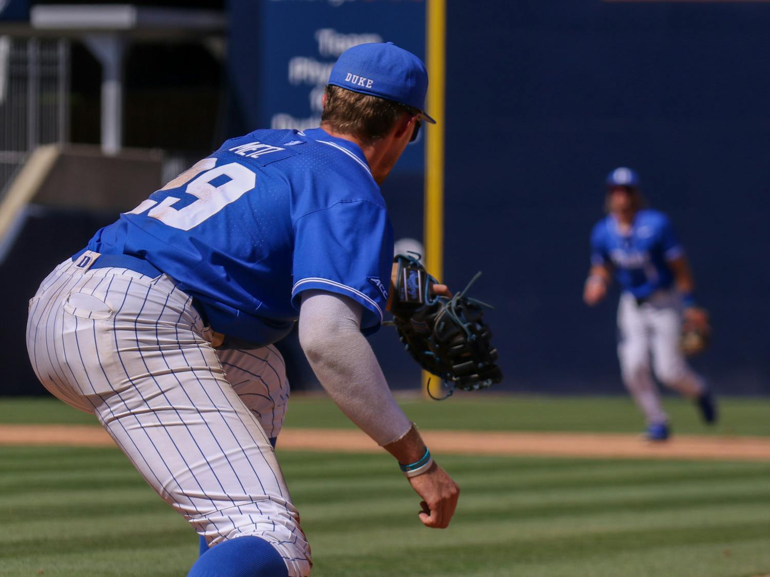 Graduate student MJ Metz hit three home runs in Duke's demolition of UNC Wilmington.