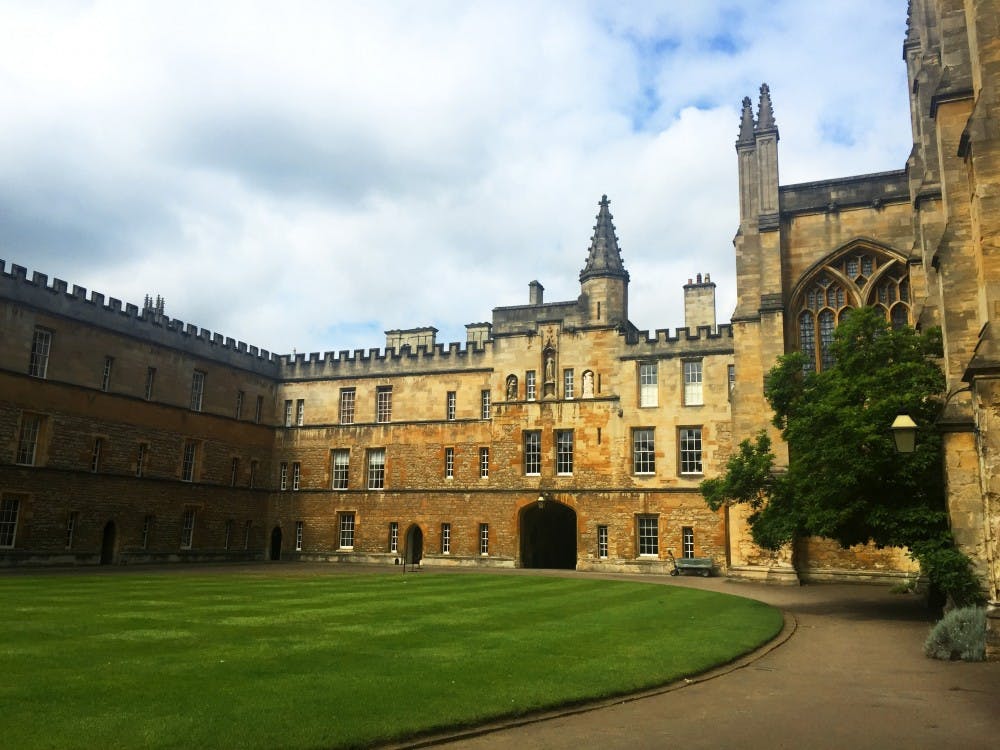 <p>Pictured is Oxford's New College, where students in the Duke in Oxford program study during the summer.&nbsp;</p>