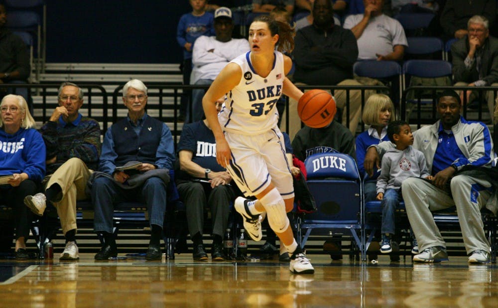 Senior Haley Peters scored a game-high 17 points on 8-of-12 shooting to help Duke to bounce back from Tuesday's loss.