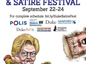 Duke University and the Association of American Editorial Cartoonists will host the Political Cartoon and Satire Fest.