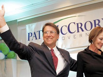 Pat McCrory, former mayor of Charlotte, will become the first Republican governor of North Carolina in 20 years.